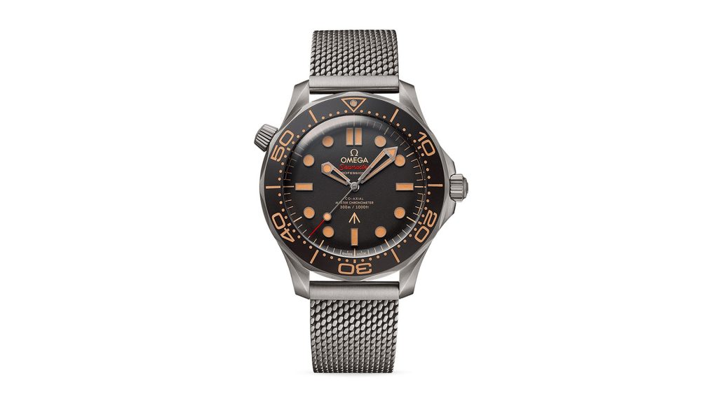 Omega Seamaster 300M “No Time To Die” Limited Edition Master Co-Axial with a titanium bracelet